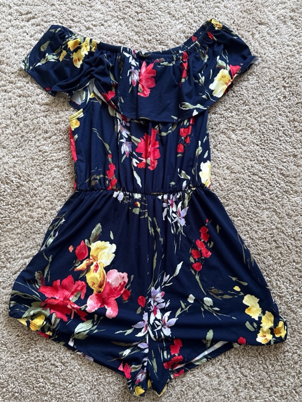 Rue21 Navy Floral Midi Dress